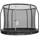 axi Boston Trampoline Met Veiligheidsnet Ø 305 Cm Inground & Onground Op Palen - Zwart