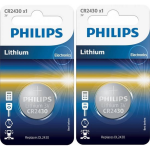 Philips 2 Blisters (2 Stuks) - Cr2430 3v Lithium Knoopcelbatterij