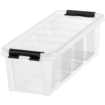 Orthex Opbergbox Smartstore 38 X 14 X 11 Cm Transparant/ - Zwart