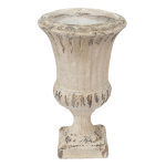 Clayre & Eef Planthouder Ø 33*53 Cm, Bruin Steen Decoratie Bloempot Decoratie Bloempot - Beige