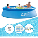 Intex Zwembad Easy Set - Zwembad Bundel - 305x76 Cm - Blauw