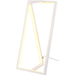 BES LED Led Tafellamp - Trion Ediyon - 9w - Aanpasbare Kleur - Dimbaar - Rechthoek - Mat - Aluminium - Wit
