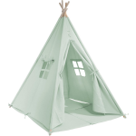 Sunny Alba Tipi Tent Voor Kinderen In Wigwam Speeltent Met Ramen - Groen