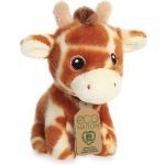 Aurora Pluche Dieren Knuffels Giraffe Van 13 Cm - Knuffeldier