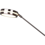 BES LED Led Vloerlamp - Trion Franco - 41.5w - Aanpasbare Kleur - Rond - Mat Nikkel - Aluminium