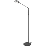 BES LED Led Vloerlamp - Trion Franco - 6.5w - Aanpasbare Kleur - Rond - Mat Antraciet - Aluminium - Grijs