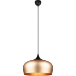 BES LED Led Hanglamp - Hangverlichting - Trion Christa - E27 Fitting - Rond - Mat - Aluminium - Ø450mm - Goud