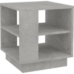 Vidaxl Salontafel 40x40x43 Cm Bewerkt Hout Beton - Gris