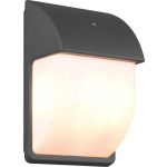 BES LED Led Tuinverlichting Met Dag En Nacht Sensor - Buitenlamp - Trion Menaki - E14 Fitting - Spatwaterdicht Ip44 - Ovaal - - Grijs