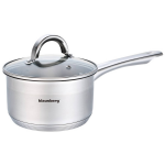 Klausberg 7131 - Steelpan Met Deksel - Sauspan - 12 Cm - 0.5 Liter