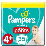 Pampers Baby Dry Pants Maat 4+ - 35 Luierbroekjes