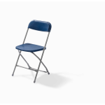 Foldingchair Budget Grey/blue