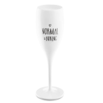 Champagneglas &apos;Normal Is Boring&apos; - Koziol Cheers No. 1