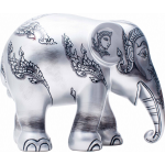 Elephant Parade Dheva Ngen - Handgemaakt Olifantenstandbeeld - 20 Cm - Silver