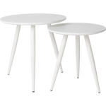 Vestbjerg - Side Table Daven White Set Of 2 - - Wit
