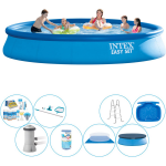 Intex Alles In 1 Zwembad Pakket - Easy Set Rond 457x84 Cm - Blauw