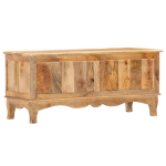 Vidaxl Opbergbox 100x38x45 Cm Massief Mangohout - Bruin