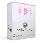Briljant Baby Fiona Katoen Kinderlaken - 100% Katoen - Ledikant (100x150 Cm) - - Roze