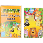 Mini Jungle Dieren Thema Speelkaarten 6 X 4 Cm In Doosje - Kaartspel