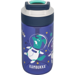 Kambukka Schoolbeker/drinkbeker - 400 Ml - Lekvrij - Schokbestendig - Drinkflessen - Lagoon Space Animals - Blauw