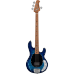 Music Man StingRay Ray34 FM Neptune Blue elektrische basgitaar met deluxe gigbag