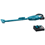 Makita DCL180SFCB | Accu Steelstofzuiger |/Blauw | 18V | met cycloon stofafscheider | 3.0 Ah accu + lader - Zwart