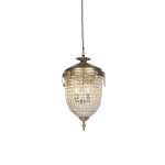 QAZQA Art Deco hanglamp kristal 40cm - Cesar - Goud
