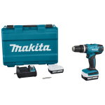 Makita HP347D002 | 14,4 V | Klopboor-/schroefmachine | 2,0 Ah accu (2 st) | lader | in kunststof koffer