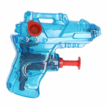 25x Stuks Mini Waterpistolen 7 Cm - Blauw