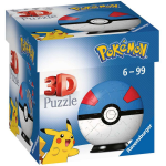 Ravensburger - Puzzle 3D Pokémon Great Ball 54 Piezas
