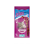 Whiskas - Snacks Para Gatos Salmón 3 Sticks X 6 G
