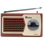 nevir Radio Portátil - NVR200 Marrón