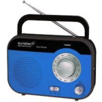 Radio Portátil - Sunstech RPS560, Azul