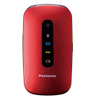 Panasonic Teléfono Móvil - KX-TU456EXRE, Rojo