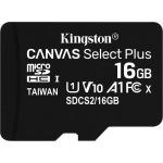 Kingston Canvas Select Plus Microsd Card 16 Gb