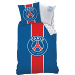 Paris Saint Germain Classic - Dekbedovertrek - Eenpersoons - 140 X 200 Cm - Multi - Blauw