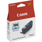 Canon - Cartucho De Tinta PFI-300 PC Cian Foto (4197C001) - Blauw