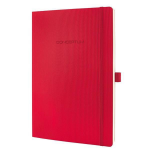 Sigel Notitieboek Conceptum Pure Softcover A4 Gelinieerd - Rood