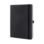 Sigel Notitieboek Conceptum Pure Hardcover Tablet Formaat Geruit - Zwart