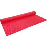 Benza Kerst Tafelloper - 150 X 45 Cm Crossweave Geweven Vinyl - Rood