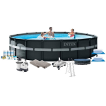 Intex Zwembad Ultra Xtr Frame - Zwembad Deal - 549x132 Cm - Grijs