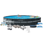 Intex Zwembad Ultra Xtr Frame - Zwembad Deal - 732x132 Cm - Grijs