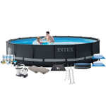 Intex Zwembad Ultra Xtr Frame - Met Accessoires - 488x122 Cm - Grijs