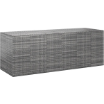 Vidaxl Tuinbox 291x100,5x104 Cm Polyetheen Rattan - Gris