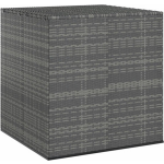 Vidaxl Tuinbox 100x97,5x104 Cm Polyetheen Rattan - Grijs