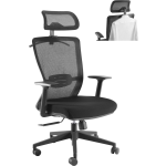 Bureaustoel Comfort - Kantoorstoel - Ergonomisch Verstelbaar - Mesh Stof - - Zwart