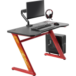 Computer Game Bureau Gaming Desk Thomas Rood Ideaal Voor Uw Game Set Up 120 Cm X 60 Cm - Zwart