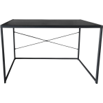 Bureau Stoer - Laptoptafel - Computertafel - Sidetable - Industrieel Design - 100 Cm Breed - - Zwart