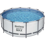 Bestway Steel Pro Max Bovengronds Zwembad - 366 X 122 Cm - Grijs