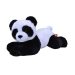 Wild Republic Knuffel Panda Ecokins Junior 30 Cm Pluche/ - Negro
